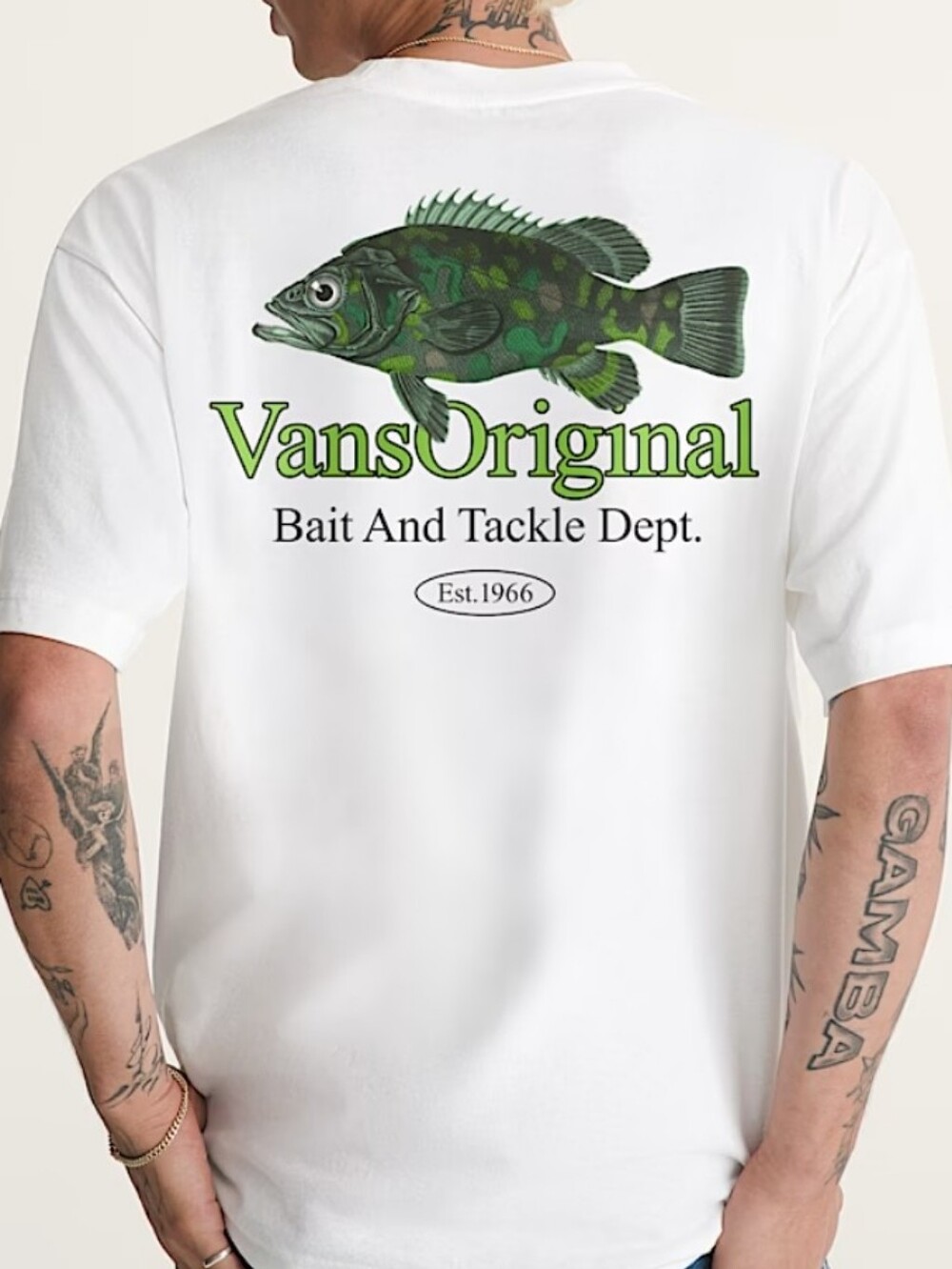 Vans Bait & Tackle T-Shirt- White